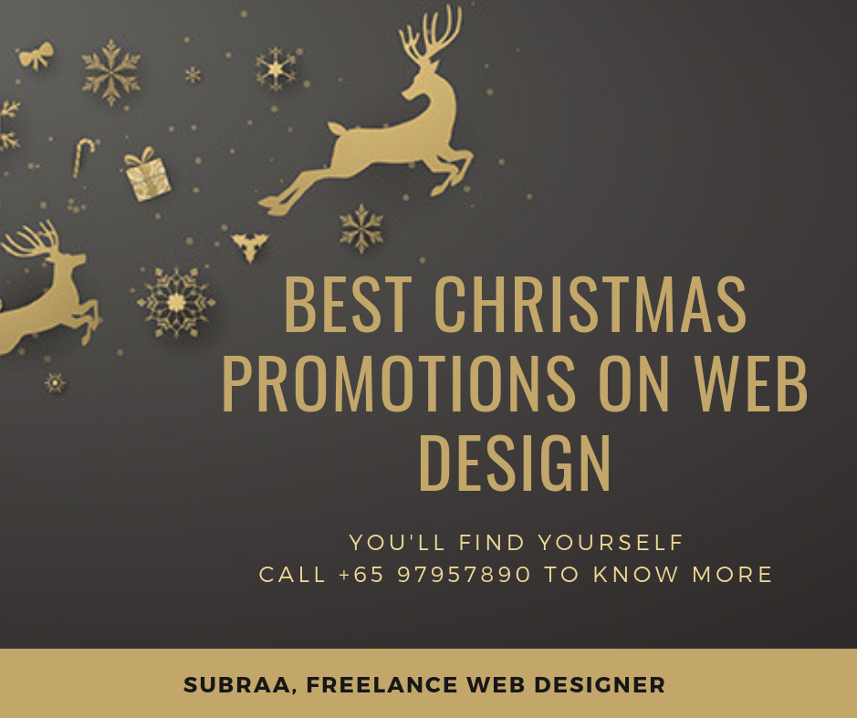 Best Christmas promotions on Web Design from Subraa, Freelance Web Designer Singapore