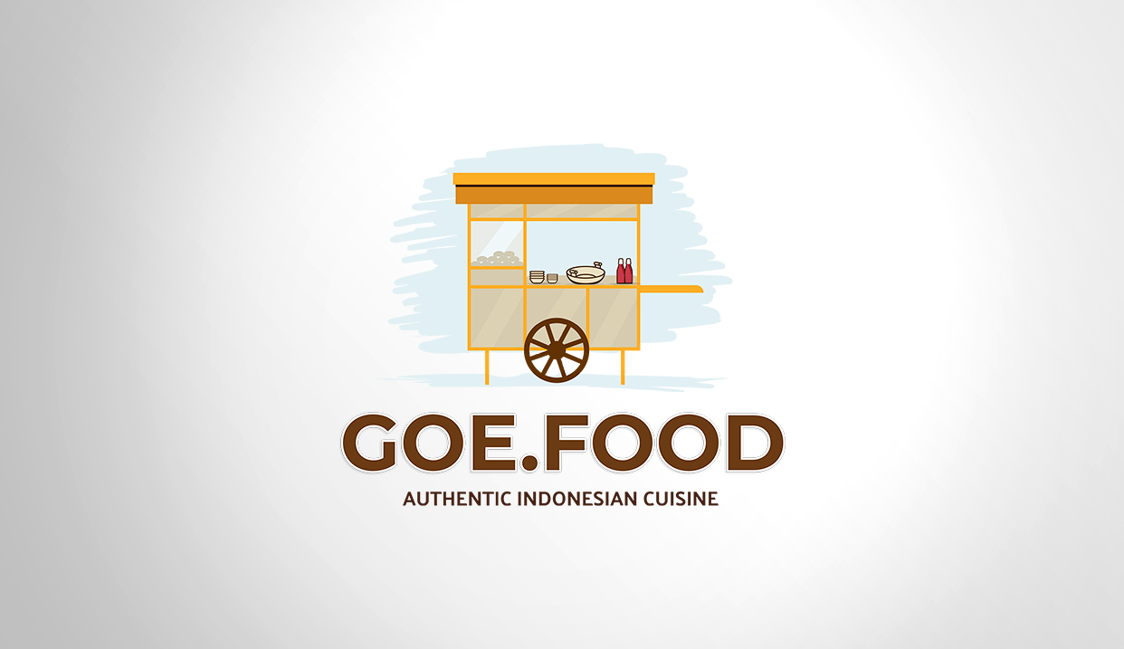 Food Logo Design for Authentic Indonesian Cuisine in Singapore